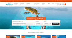Desktop Screenshot of maldivesexclusive.com